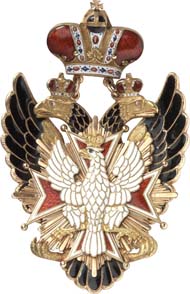 8803: Russia. Imperial and Royal Order of the White Eagle. Estimate: 40,000 euros. Hammer price: 160,000 euros.