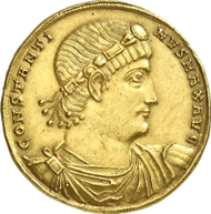Nr. 1095. Roman Imperial Times. Constantine I the Great, 307-337. Multiple piece, July 335, Nicomedia. Unpublished unique specimen. From private possession in southern Germany, acquired at Münzen & Medaillen AG, Basel, in 1972. Extremely fine. Estimate: 150,000 euros. End result: 644,000 euros.