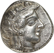 Lot 120: ATHENS (Attica). Tetradrachm, c. 400-380. Extremely rare. Extremely fine. Estimate: 2,500,- euros. Hammer price: 6,500,- euros.