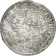 Lot 3139: HESSE. Louis IV of Marburg, 1567-1604. 1/2 vereinsthaler 1572. Very rare. About very fine. Estimate: 500,- euros. Hammer price: 3,600,- euros.