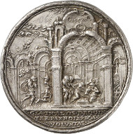Lot 3347: MEDALS. Medal 1565, signed R (Lukas Richter). Auction Lanz 33 (1985), 66. Rare. Very fine. Estimate: 500,- euros. Hammer price: 2,200,- euros.