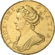 Lot 6192: GREAT BRITAIN. Anne, 1702-1714. 5 guineas 1706, London. Vogel Coll., ex Künker Auction 230 (2013), 6656. Very rare. Extremely fine. Estimate: 20,000,- euros. Hammer price: 60,000,- euros.
