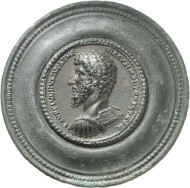 Lot 8828: ROMAN IMPERIAL TIMES. Lucius Verus. AE-medallion, 164/5, Rome. Ex Kastner Auction 4 (1973), 251. Extremely rare. Extremely fine. Estimate: 25,000,- euros. Hammer price: 44,000,- euros.
