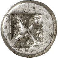 Lot 178: ATHENS (Attica). Wappenmünzen. Didrachm, 545-525/515. Very rare. Extremely fine. Estimate: 15,000,- euros. Hammer price: 42,000,- euros.