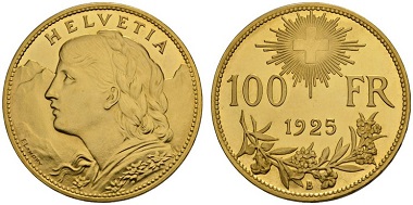 1037896: Switzerland. 1925-B. 100 Francs.