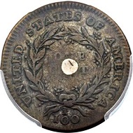Lot 3951: 1792 P1C One Cent, Judd-1, Pollock-1, High R.6 SP35 PCGS Secure. CAC. From the Palos Verdes Collection, Part 1.