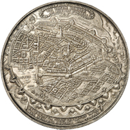 Lot 4769: HAMBURG (pre-1871 Germany). Silver medal 1636, by S. Dadler. Extremely fine. Estimate: 20,000,- euros. Hammer price: 40,000,- euros.