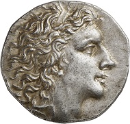 Lot 205: Mithridates VI, 120-63 (Pontus). Tetradrachm, 67/6. Almost extremely fine / FDC. Estimate: 3,000 euros. Hammer price: 7,000 euros.