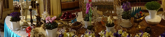 The table set up on Newroz. Photo: KW.