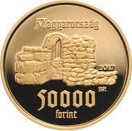 Hungary / 50,000 HUF / Au 986 / 6.982 g / 22.0 mm / Design: Enikö Szöllössy / Mintage: 2,000.
