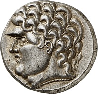 Lot 5: Celts. Imitation of Philip II. Kroisbach mit Reiterstumpf type. Tetradrachm, ca. 100-50 BC. Extremely fine to FDC. Estimate: 3,000,- euros. Hammer price: 5,000,- euros.