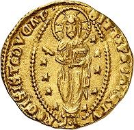 Lot 3557: Venice. Niccolo Tron, 1471-1473. Ducato no date. Extremely rare. Extremely fine. Estimate: 7,500,- euros. Hammer price: 8,500,- euros.