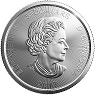 Canada / 5 Dollars / Silver .9999 / 1 oz / 38mm / Design: Emily Damstra / Mintage: 500,000.