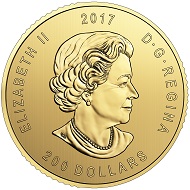Canada / 200 Dollars / Gold .9999 / 1 oz / 30mm / Design: Pierre Leduc / Mintage: 400.