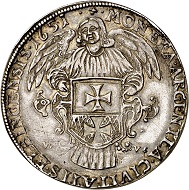 293 / Lot 2133: Poland / Elbing. Reichstaler 1651. From the Terletzki Collection. Very rare. Very fine. Estimate: 5,000,- euros. Hammer price: 28,000,- euros.