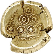 Lot 13: Celts. Hesse and Rhineland. Northern group. “Rainbow cup”, 50-25 BC. Extremely fine. Estimate: 2,500,- euros.
