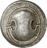 Lot 234: Thebes (Boiotia). Stater, ca. 395-338. Struck under Epaminondas. Very fine. Estimate: 750,- euros.