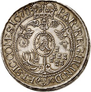 Lot 3425: Transylvania / Hungary. Michael Apafi, 1661-1690. Thick triple taler 1678, Carlsburg. Probably unique. Extremely fine. Estimate: 20,000,- euros.