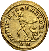 Lot 163: Roman Empire. Maximianus Herculius, 1. Reign. Aureus 287. Rome. Very rare cabinet piece of finest conservation. Estimate: 10’000 CHF.