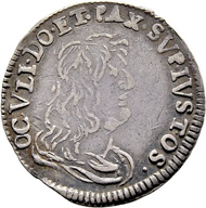 Lot 5641: Neuchâtel; Karl-Paris v. Orléans-Longueville. 10 Kreuzer 1668. Very fine. Estimate: 6’000 CHF.
