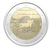 Another two-euro coin celebrates Finnish saunas.