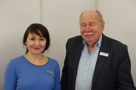 Erich Modes and his adopted daughter Angela Modes invite people to attend the 51st Numismata at the Munich MOC-Hallen.