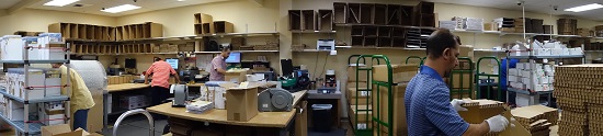 The heart of the company: the logistics center. Photo: UK.