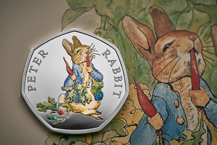 Great Britain / 50p / 925 Ag Sterling Silver / 8g / 27,30mm / limited to 35,000 pieces / Design: Jody Clark (obv.) and Emma Noble (rev.).