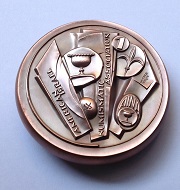Second came the Shekel Prize Medal by German medallist Victor Huster of Baden-Baden.