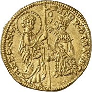A Venetian Ducat from the Bundesbank collection. Photo: Deutsche Bundesbank, Numismatische Sammlung