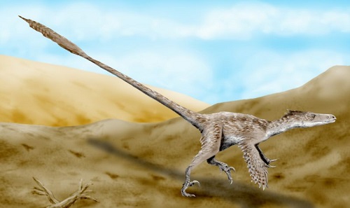 Pencil drawing of what the raptor was supposed to look like. Source: ArthurWeasley / CC-BY 2.5.
