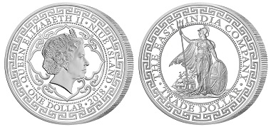 Niue Islands / 1 Dollar / .999 silver Proof / 1oz / 38.6mm / Mintage: 2,500. Photo: The East India Company Bullion Ltd.