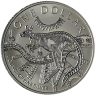 One dollar coin 2003.