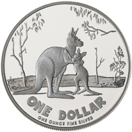 One dollar coin 2007.
