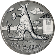 One dollar coin 2008.