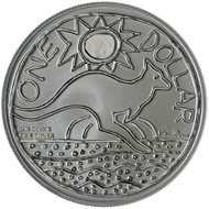 One dollar coin 2009.