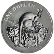 One dollar coin 2010.