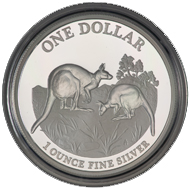 One dollar coin 2014.