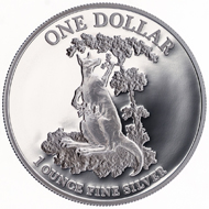 One dollar coin 2015.