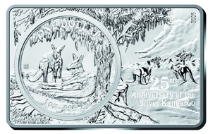 Australia / 1 Australian Dollar / 99.9 silver / coin: 1oz, bar: 2oz / coin: 40.00mm, bar: 50.00mm x 80.00mm / Mintage: 5,000.
