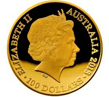Most beautiful gold coin: Australia.