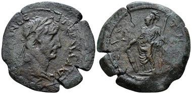Lot 384: Trajan, 98-117. Drachm, circa 110-111 (year 14), Egypt, Saite. From the Dattari Collection. Apparently unique. Good Very Fine. Starting bid: 500 GBP.
