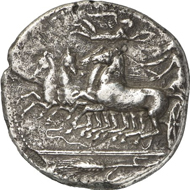 163: SYRACUSE. Tetradrachm, 415/405. Tudeer 66. From the Kunstfreund Collection. RR, very fine / nearly extremely fine. Estimate: 10,000 EUR. Final Price: 50,000 EUR.