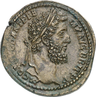 1082: ROME. Commodus (177-192). Sestertius, 190. BMC 652. Brown patina, extremely fine. Estimate: 1,500 EUR. Final Price: 5,000 EUR.