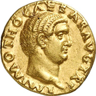 Lot 579A. Roman Imperial Times. OTHO, 69. Aureus. RIC 7. Rare. Good extremely fine. Estimate: 50,000 euros. End result: 80,500 euros.