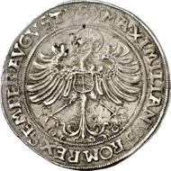 4801: Germany. SAXONY. Frederick III, 1486-1525. 1/2 guldengroschen n. y, minted in Nuremberg. Keilitz 72. Very fine. Estimate: 20,000 euros. Hammer price: 28,000 euros.