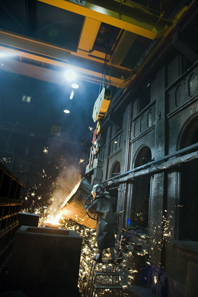 A view inside the foundry. Photograph: Schuler AG.