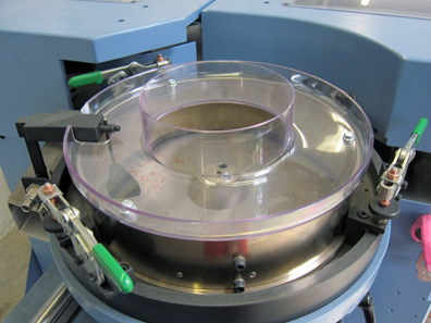 This is going to be an edge rimming machine. Photograph: UK.
