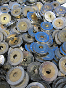 Schuler tokens. Photograph: UK.