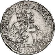 Lot 83: Netherlands. Geldern. Reichstaler no date (1583). Extremely rare. Estimate: 5,000,- euros. Hammer price: 16,000,- euros.